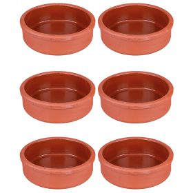 Set 6 cocotte in terracotta Ø15 cm, Autentica SìChef