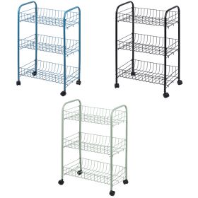 Carrello da cucina con ruote 3 ripiani