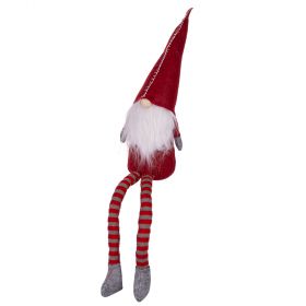 Gnomo natalizio gambe morbide h. 70 cm, Xmas Trendy