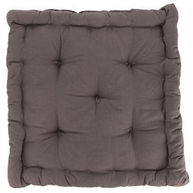 Cuscino materasso grigio scuro 100% cotone