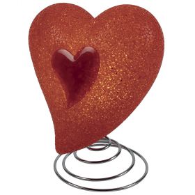 Lampada cuore led rossa