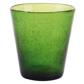 Bicchiere acqua verde scuro 330 ml, Cancun Satin