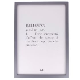 Quadro decorativo con cornice 50x70 cm, Victionary Amore