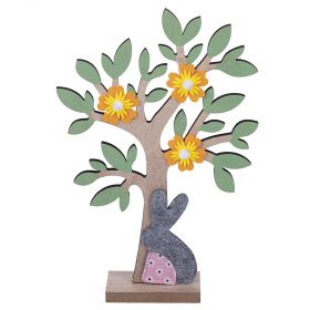 Albero decorativo di Pasqua coniglietto h. 31, La Campagna