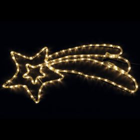 Insegna luminosa Stella Cometa, uso esterno, Santa's House