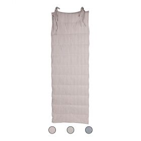 Cuscino imbottito per lettino prendisole con cuscino poggiatesta, in policotone, 60x180 cm, Esté