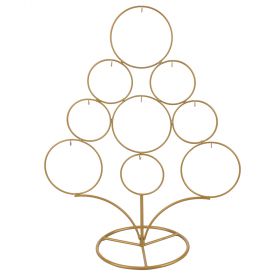 Albero di Natale in ferro h. 46 cm, oro, XMas