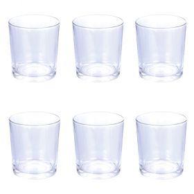 Set 6 bicchieri 270 ml in vetro, Light Pure