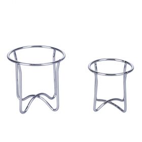 Set 2 porta uovo silver in metallo, Gold