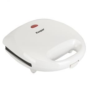 Tostiera grill doppia piastra 750 W bianco lucido, Tasty