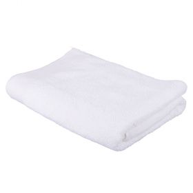Asciugamano in morbidissimo cotone 80x140 cm, bianco, Sibilla