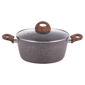 Casseruola 24 cm con coperchio, rivestimento in ceramica, induzione, Arizona SìChef