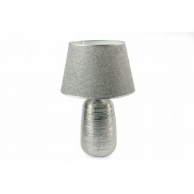 Lampada da tavolo, base rotonda in ceramica 40W, Modern