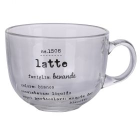 Tazza latte 500 ml, Identikit