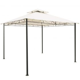 Gazebo 3x3 m idrorepellente, ecrù, Sahara Esté