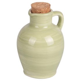 Anfora mini oliera 95 ml in ceramica e sughero, Cedro Pedro, Tinte Uniche