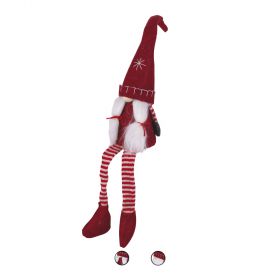 Gnomo natalizio gambe morbide h. 50 cm, Xmas Trendy