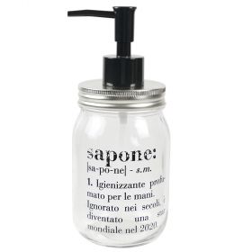 Dispenser sapone liquido in vetro