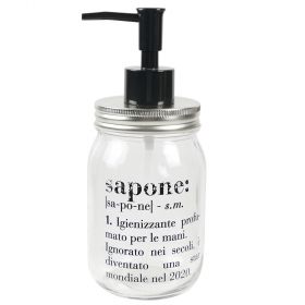 Dispenser sapone liquido in vetro