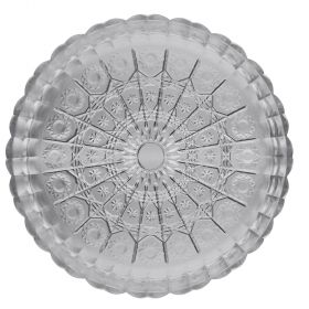Centrotavola Ø30,5 cm in vetro, Sibilla