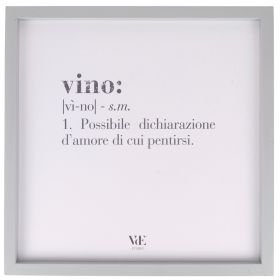 Quadro decorativo con cornice 40x40 cm, Victionary Vino