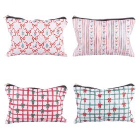 Pochette natalizia in tessuto, Natale coi fiocchi