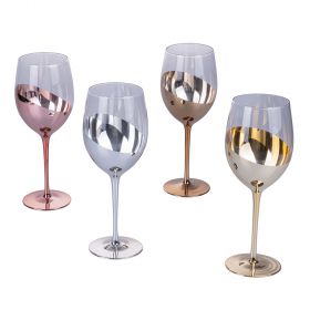 Set 4 calici in vetro 520 ml, Chic