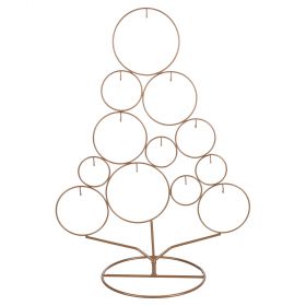 Albero di Natale design per 12 appendini, h. 50 cm, gold, XMas
