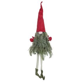 Gnomo natalizio/alberello gambe morbide h. 75 cm, XMas