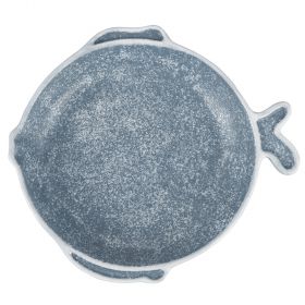 Piatto piano singolo in ceramica Ø20 cm, turchese, Paros
