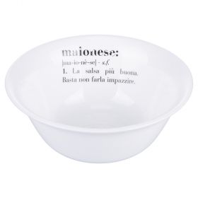 Ciotola in vetro opalino 12,5 cm, bianco, Victionary Maionese