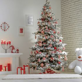 Albero di Natale innevato 1300 rami h. 240 cm