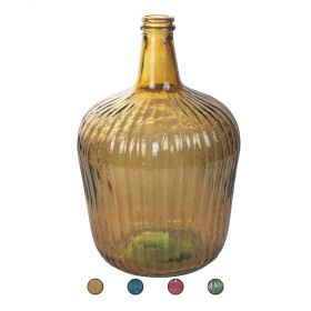 Vaso arredo in vetro riciclato h. 39 cm, Spanish Sibilla