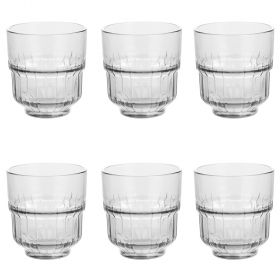 Set 6 bicchieri impilabili 340 ml, Vertical Sibilla