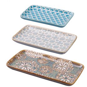 Set 3 vassoi piccolo/medio/grande in ceramica, Reactive