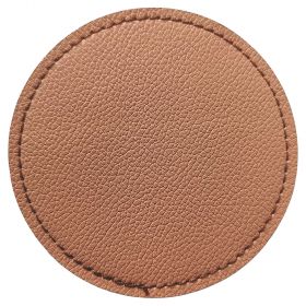 Set 6 sottobicchieri tondi soft touch, Horeca Brown