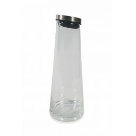 Brocca acqua in vetro con tappo 1,1l