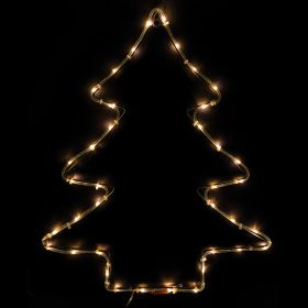 Insegna luminosa a batteria, Albero, Santa's House