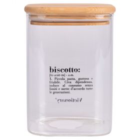 Barattolo biscotti in vetro