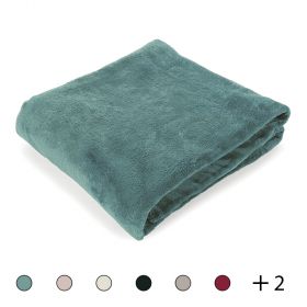 Coperta multiuso 150x200 cm in tessuto flannel fleece, Sibilla