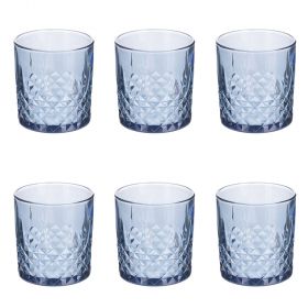 Set 6 bicchieri 340 ml, Edinburgh Blue Sibilla