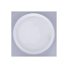 Piatto frutta in vetro opalino 21,5 cm, bianco