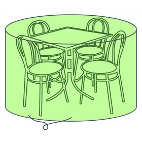 Telo protettivo per tavolo tondo e sedie giardino