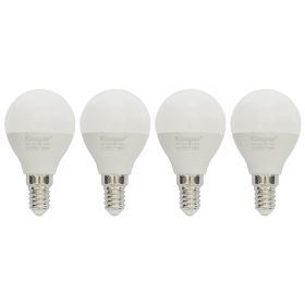 Set 4 lampadine LED bulbo, 6 W, Kooper