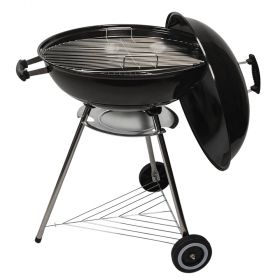 Barbecue con coperchio e ruote 73x57xh.100 cm