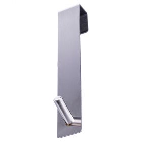 Appendino per box doccia in acciaio inox, fondo gommato,  silver, Sìordine