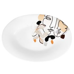 Piatto da portata ovale in ceramica