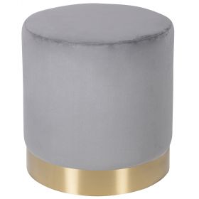 Pouf design, grigio chiaro, Sibilla