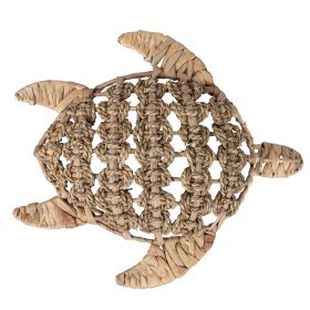 Tartaruga marina decorativa in fibra naturale, Natural