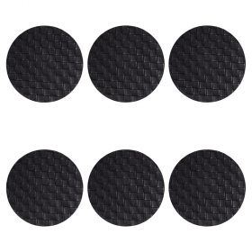 Set 6 sottobicchieri tondi soft touch, Horeca Black
